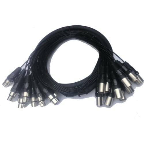 KUILONG multicore cable 12 Channel XLR PA Pro Audio Stage Snake Patch Cable snake cable
