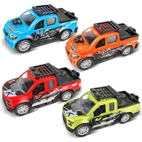 1/36 Car Model Toy Simulation Diecast Pickup Truck Car Pull Back Design Model Toy Children Christmas Gift
