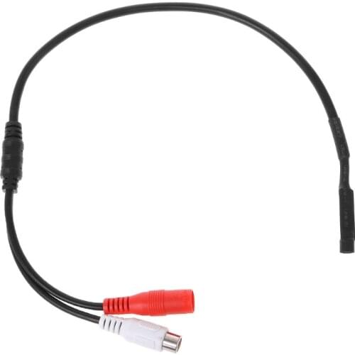 New Microphone Sensitive Pickup Cable For CCTV Security Monitor DVR Camera