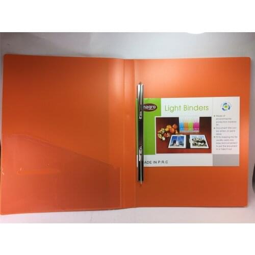 File A4 Spring Compression Hard Plastic Orange