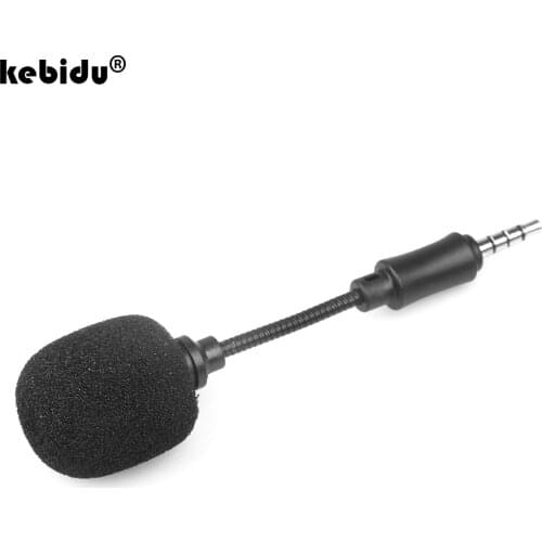 Portable Mini Microphone Smartphone Omni-Directional Cellphone Mic For Meeting 3.5mm Jack Mobile Phone Sound Card Microphone