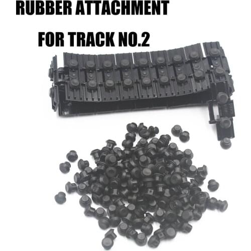 MOC Technic Parts Rubber Stopper Building Blocks bricks Thread ATTACHMENT for caterpillar Track compatible with lego toys 24375