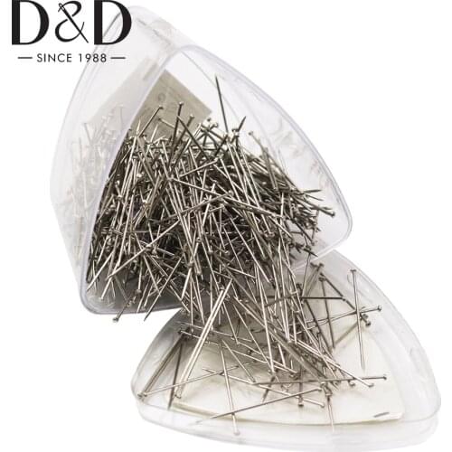 Fine Stainless Steel Straight Pins 30mm Stitching Needle Dressmaker Pins Quilt Applique Sewing Needle For Jewelry Making
