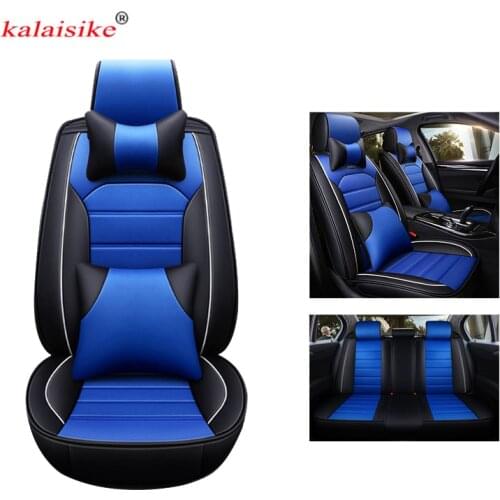 Kalaisike universal leather car seat covers for Lincoln all models MKS MKC MKX MKZ auto accessories Automobiles styling