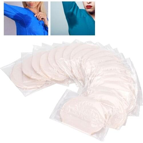 40pcs Armpits Sweat Pads Adult Disposable Underarm Sweat Absorbing Stickers Non-woven Fabric Safety No Stimulation Convenient