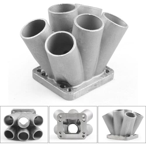 6-1 Turbo header manifold Merge Collector With T3 /T4 Flange Stainless Steel
