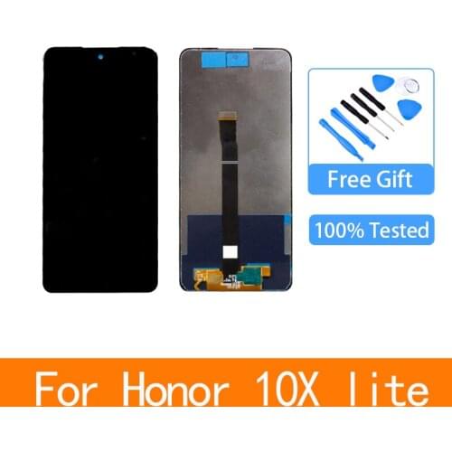 6.67" For Huawei P Smart 2021 LCD PPA-LX2 LX3 Y7A Display Screen Touch Digitizer Assembly Parts For Honor 10X Lite Display