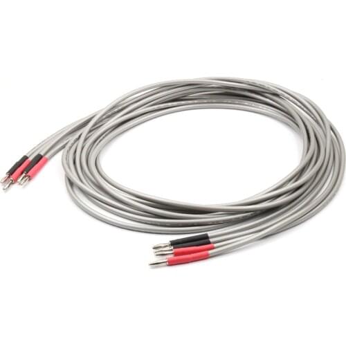 Audio note SPX-II 8N OCC copper Silver plated audio speaker cable with Rhodium plated Banana plug