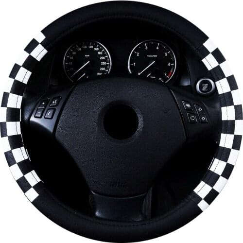 Car Steering Wheel Cover pu leather Gray /Black/Beiga Car Wheel Covers Styling Steering Cheel Hubs for ford tiguan