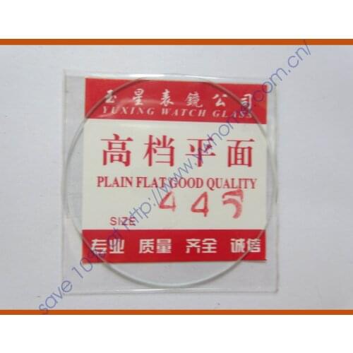 Freeshipping New 1x Convex Spherical Glass Watch Crystal diameter 44.5 mm Edge Thick 1.0mm