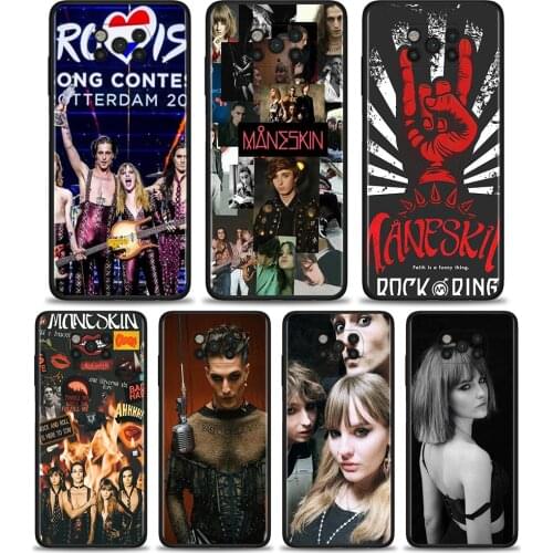 Maneskin Damiano David Case For Poco X3 M3 Pro NFC F1 Cover for Mi Note 10 Pro Fundas for Mi CC9 Pro CC9E A3 A2 Coque