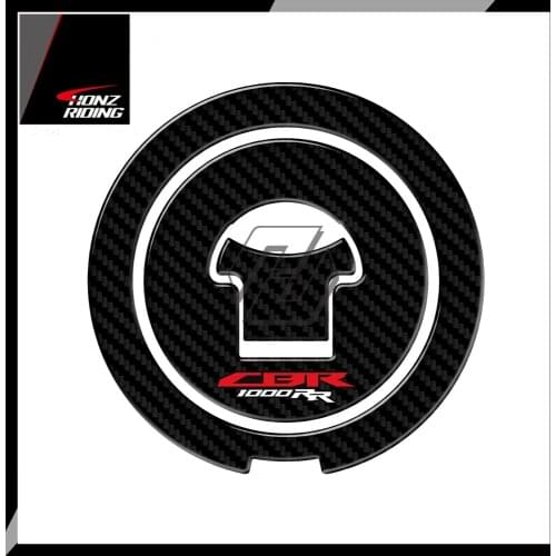 For Honda CBR1000RR CBR 1000RR 2004-2013 3D Carbon Motorcycle Fuel Gas Cap Protector Decals
