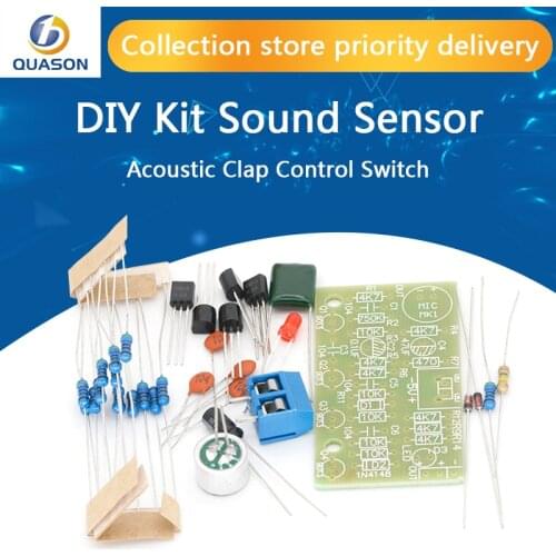 Electronic Acoustic Clap Control Switch DIY Kit Sound Sensor Electronic Circuit DIY Suit Integrated PCB Module