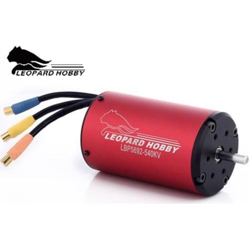 FATJAY Leopard LBP5682 brushless inrunner 910KV 1360KV 1670KV 4-pole sensorless motor for RC car buggy crawler 900-1500mm boat