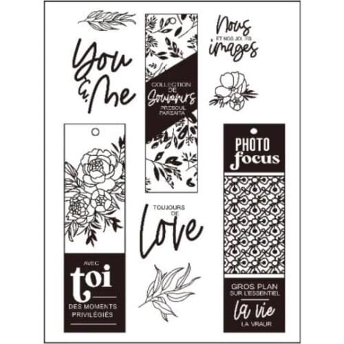 French transparent Clear Silicone Stamp/Seal for DIY scrapbooking/photo album Decorative B0996