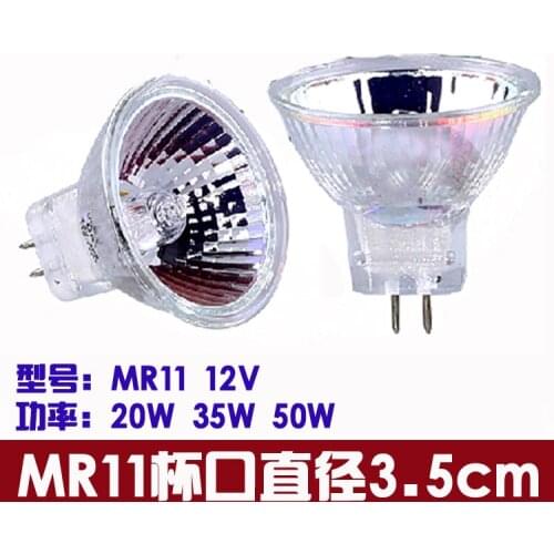 Halogen lamp cup mr11 12v 20w 35w quartz spotlights halogen tungsten bulb ceiling spotlights bulls-eye lights