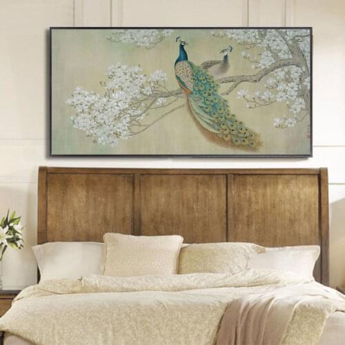 Chinese painting calligraphy and painting / landscape / living room painting / feng shui landscape painting