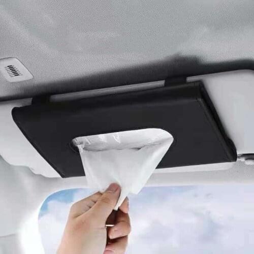 1 Pcs Car Tissue Box Towel Sets Car Sun Visor Tissue Box Holder Auto Interior Storage Decoration for BMW Car Accessories
