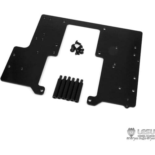 25.5MM LESU Metal Battery Compartment for 1/14 RC TAMIYA Arocs Benz 3348 Dumper 3363 Arocs Tractor Truck DIY Car Model