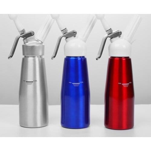 250ml 500ml Metal Cream Foamer Gun for Kitchen Cake DIY Dessert Baking Tools Squeeze Bottle Whipper Butter Dispenser