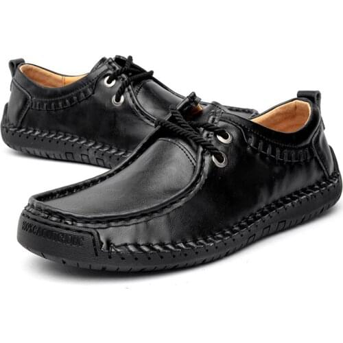 Shoe leisure fashion masculino 2020 sapato cuero causal new hot casuales sapatos hombre casual leather men black breathable de