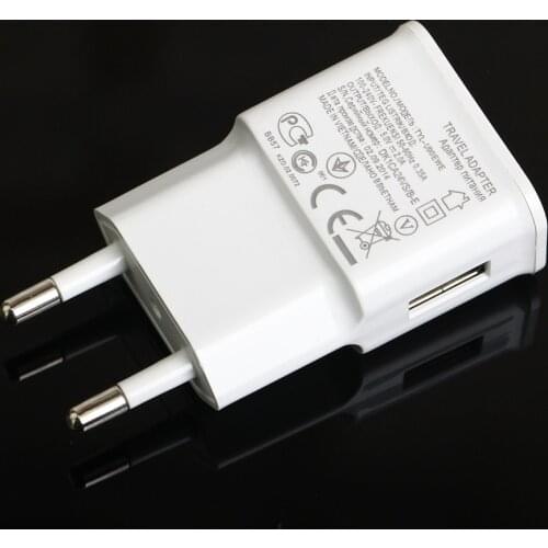 100pcs 5V 2A 1A AC USB Port Power Wall Charger 2 Amp Adapter Travel US EU Plug for Samsung Wall Charger Wholesale
