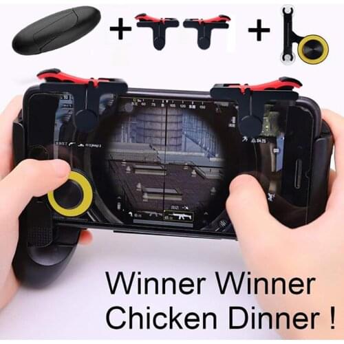 New Phone Mobile Gaming Trigger Fire Button Handle Shooter Game Joysticks Gamepad For PUBG Fire Shooting Aim Key L1R1 Controller