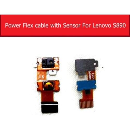 Genuine on/off Power button Flex cable For Lenovo s890 Proximity sensor flex cable FPC PCB phone replacement parts