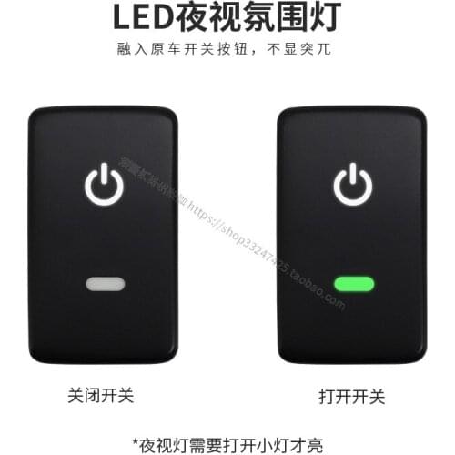 Front Fog Light LED DRL Heating Up Tail Gate Radar Parking Sensor Switch Button with wire for Honda Odyssey 02-08