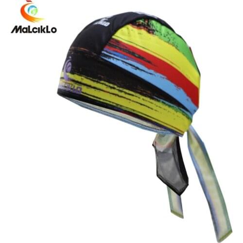 Printing Sweatproof Pro Cycling Cap Breathable Bike Scarf Ciclismo Coif Pirate Headband Cycling Hat Bicycle Helmet