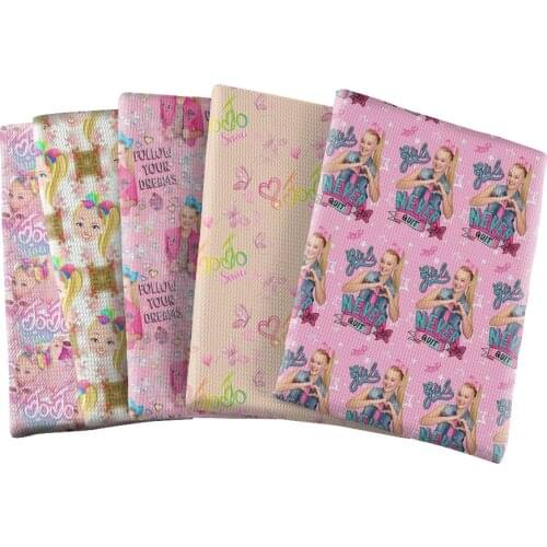 Bubble Cloth JOJO Printed Bullet Fabric DIY Clothes Patchwork Bag Tablecloth Fabric 50*145cm