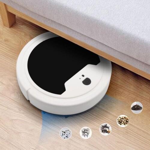 3 IN 1 Intelligent Cleaning Robot Rechargeable Auto Sweeping Robot Vacuum Cleaner USB Charging Cordless Microfiber Floor Sweeper