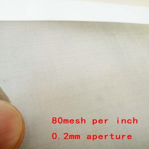 SS304 stainless steel wire mesh 80/90/100 mesh stainless steel wire woven sieve mesh 0.15/0.17/0.2 mm aperture for filter screen