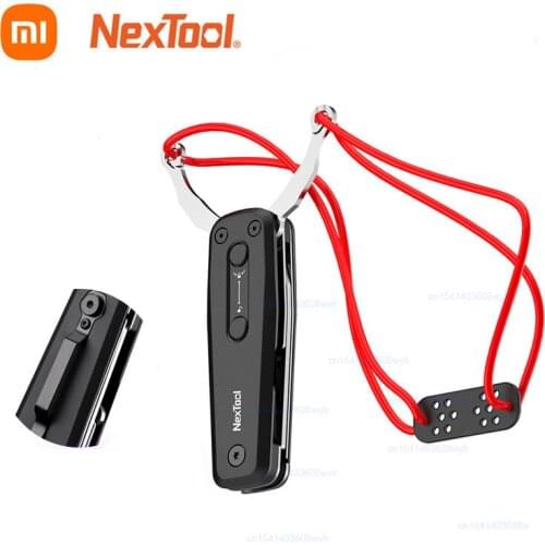 NEXTOOL Aluminium Mini Outdoor Multifunctional Magazine Rack Camping Tool High Strength Rubber Band Outdoor Portable Knife Case