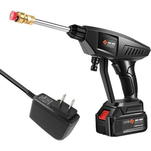 Household Cordless 30Bar High Pressure Car Wash Tool Portable Vehicle Cleaning Machine Automobile Washer with Foam Generator