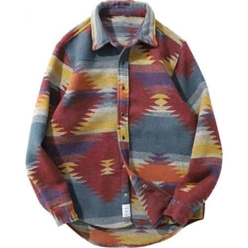 V-hanver Hip Hop Tie Dye Snap Button Long Sleeve Shirts Men Fashion Casual Streetwear Dress Shirt Coats Male Hipster Shirts Tops