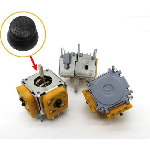 YYT 5PCS FJM10K-N gamepad control rocker potentiometer B10K dual vibration gamepad with cap