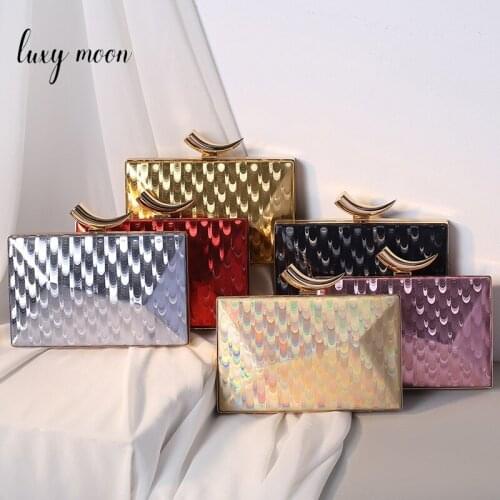 Womens Bag Luxury Designer Handbags Horns Metal Shape Clutch Purses Evening Bag Female Chains Bags Inclined Shoulder ZD2157