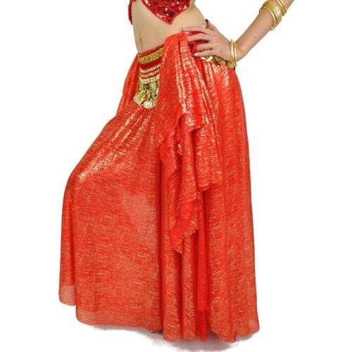 Women Belly Dance Skirt Costume Festival Maxi Full Long Swing Skirt Practice Training Maxi Skirts Dancer Performance