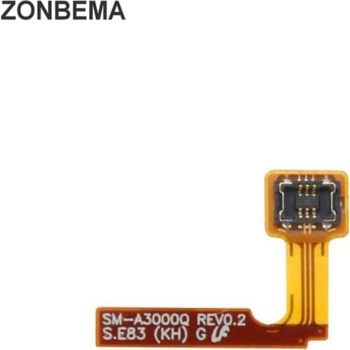 ZONBEMA 30pcs/lot Original New Power On Off Switch Button Flex Cable For Samsung Galaxy A3 A3000 A300F