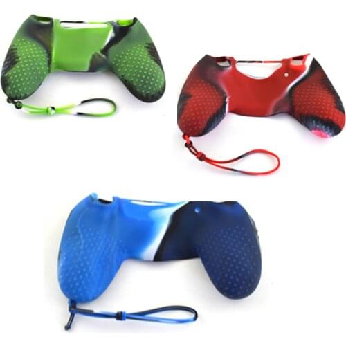 50PCS For PS4 for Playstation 4 Silicone Soft Protection Cover Case Skin Controller Camo Camouflage shell