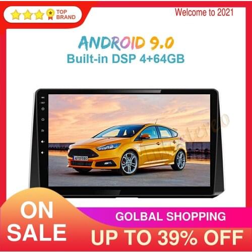 Android 9.0 Car GPS Navigation Multimedia Player For Toyota Corolla 2019 2020 Car Auto Radio Stereo Head Unit DSP NO DVD Player