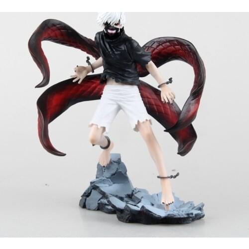 Anime Tokyo Ghoul Kaneki Ken Statue Action Figures 220mm Figurine Collectible Toy Diorama