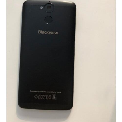 Used Original Battery Cover Back Shell Whit Fingerprint Sensor Button + Camera Glass Lens For Blackview P2 Free Shipping