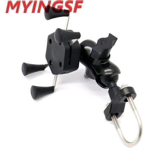X-Grip Phone Holder USB Charger For SUZUKI DRZ400 E S SM DRZ400S DRZ400SM DL 650 1000 V-Strom Motorcycle GPS Navigation Bracket