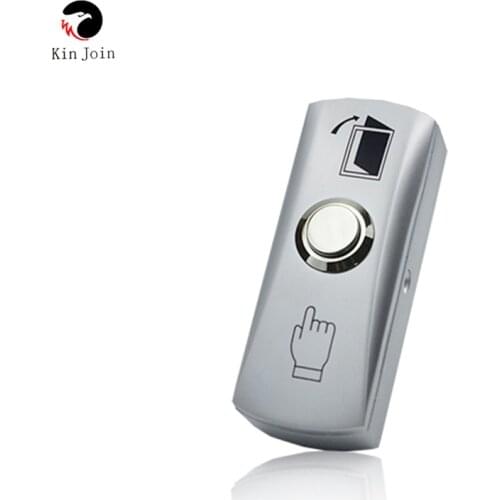 KINJOIN Zinc Alloy GATE DOOR Exit Button Exit Switch For Door Access Control System Door Push Exit Door Release Button Switch