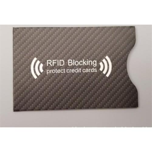 2PCS RFID Blocking Sleeves Cards NFC Debit Credit Card Protector Blocker Identity Theft Prevention for Men Women Bank Card Case