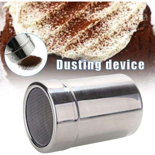 Flour Duster Stainless Steel Versatile Dredge Shaker Mesh Powder Shaker Duster Coffee Powder Spice Bottle @LS