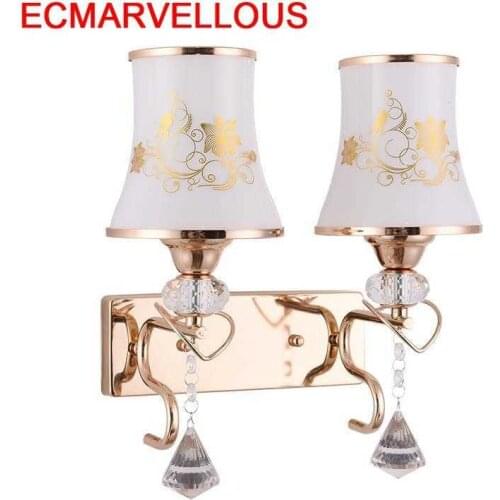 Wandlampen Coiffeuse Avec Miroir Deco Mural Penteadeira Crystal Aplique Luz Pared Bedroom Light For Home Wandlamp Wall Lamp
