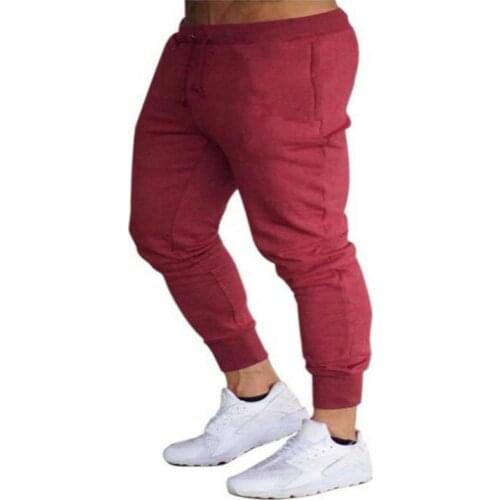 New Jogging Pants Men Sport Sweatpants Running Pants GYM Pants Men Joggers Cotton Trackpants Slim Fit Pants Bodybuilding Trouser